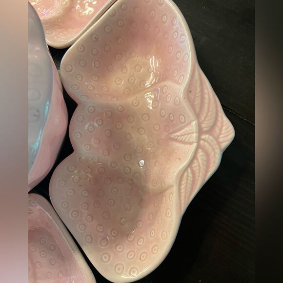 Vtg MCM CALIFORNIA CA Pottery 1940s Belmar Pink Strawberry Lazy Susan Party
Dish - Picture 3 of 16